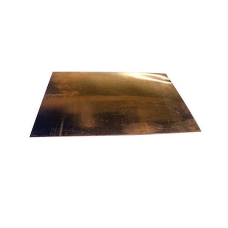 K&S Precision Metals K&S 0.008 in. X 6 in. W X 12 in. L Coated Bright Phosphorus Bronze Plain Sheet Metal 16053